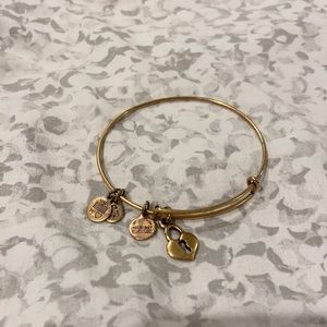 Alex & Ani heart lock bangle